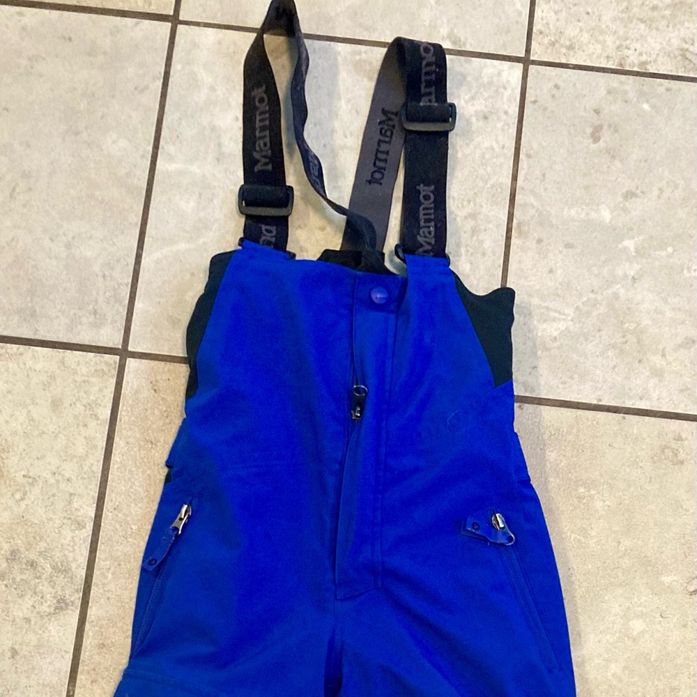 Marmot Kids Royal Blue Overalls small